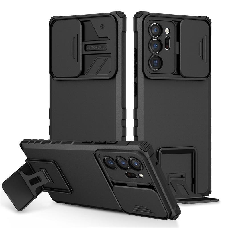 Для Samsung Galaxy Note 20 Ultra 5G чехол Slide Lens Protect Чехол Phoen для Samsung Note20 Note20Ultra Armor Kickstand Задняя крышка