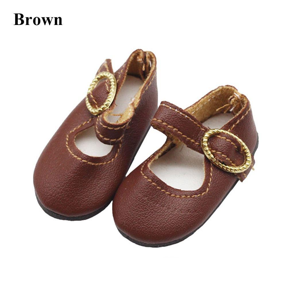 Wearing 15cm Cotton Doll Differents Color 1/6 Doll Boots Leather Shoes Play House Accessories