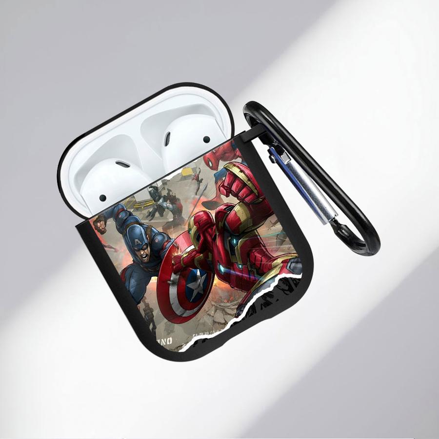 Marvel Comics Капитан Америка Мягкие Чехлы для Наушников Чехол для Airpods 3 Pro2 Pro 4 1 Pro3 2