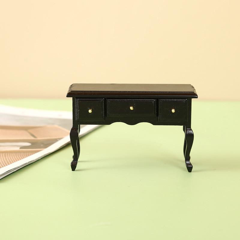 Dollhouse Mini Furniture With Wooden Material For Playroom Decoration And Miniature Scene