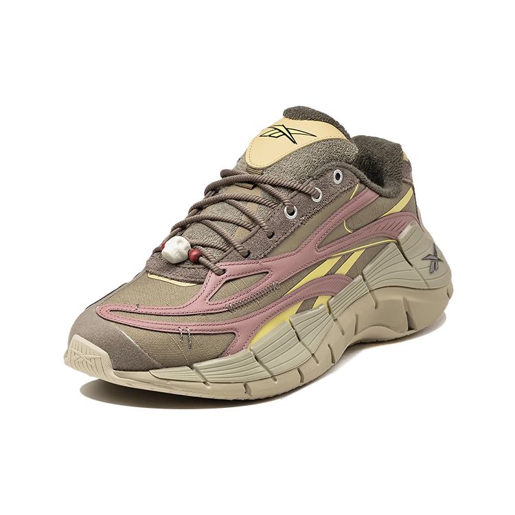 Reebok X Street Fighter Zig Kinetica 2.5 Унисекс Коричная палочка Выжженная земля Выветренный желтый GZ9539