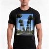 Tall California Palm Trees Photograph Tshirt Summer Casual Cotton Tee Oversized Streetwear Tops Vintage Graphic Print