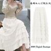 Sweet Chiffon Dress for Women In Spring and Summer Ruffle Edge Thousand Layer Cake Skirt Slimming Half Body Skirt