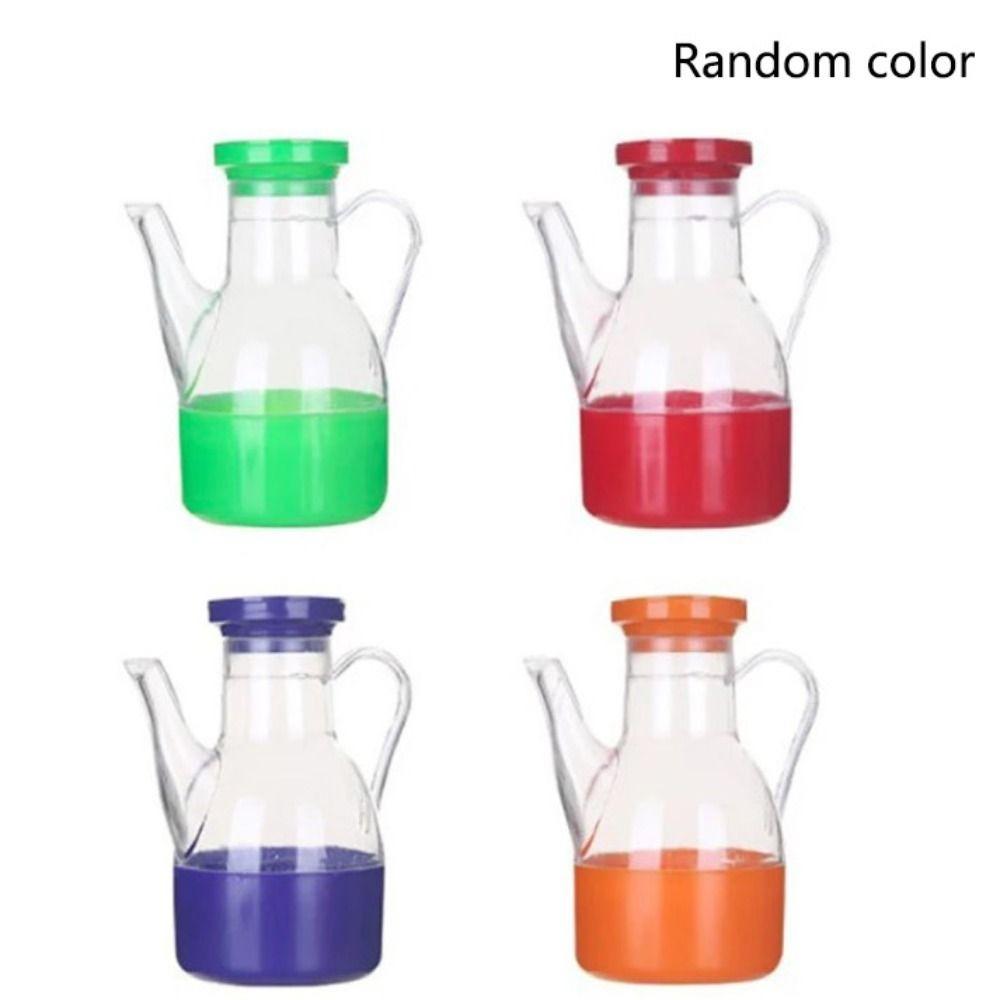 with Handle Oil Dispenser Leakproof Vinegar Bottle Household Transparent Gravy Boats Dining Table