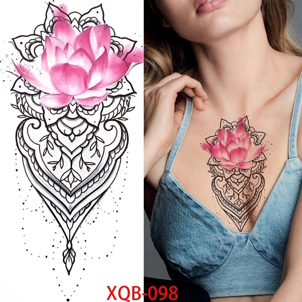 НОВЫЕ Татуировки Временные Водонепроницаемые Татуировки Наклейки Цветы Розы Татуировки Тела Искусство Руки Татуировки Волк Тигр Лев Грудь Татуировки Ноги Для Взрослых