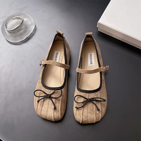 Модная обувь Женские балетки с бантом, с мелким вырезом, нарядные, новые, летние, с бабочкой, весенние, туфли Мэри Джейн, женские балетки
