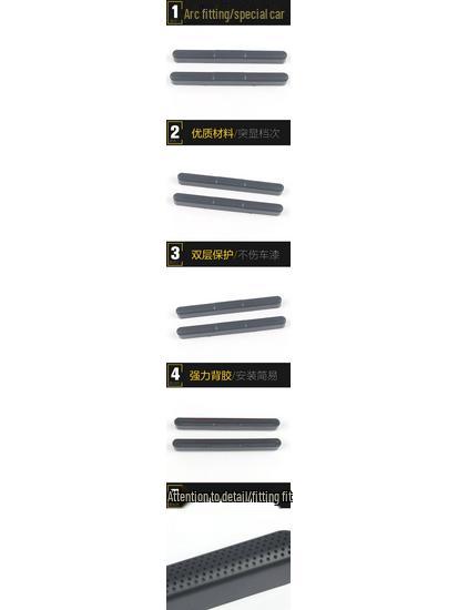 ID.4 CROZZ Rear Seat Air Outlet Cover Decoration Sticker - Car Accessory