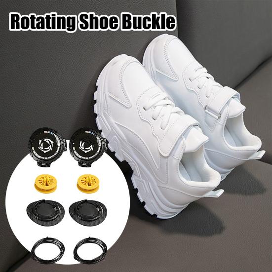 Automatic Buckle Rope Shoe Metal Wire Swivel Shoelaces Mini Size Lightweight Easy To Install Quick Lock Shoestrings Accessories