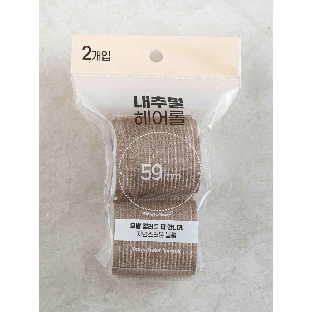 Daiso Regular Natural Hair Roller 59 мм Упаковка из 3 шт.