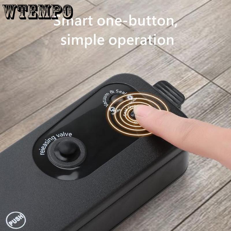 Вакуумный упаковщик для пищевых продуктов Вакуумные пакеты Пластиковый упаковщик Бытовая небольшая пищевая упаковка Автоматический упаковщик