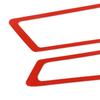For Mercedes Benz G Class W463 2007-2018 Soft Carbon Fiber Car Styling Fender Flow Outlet Side Air Vents Decorative Sticker