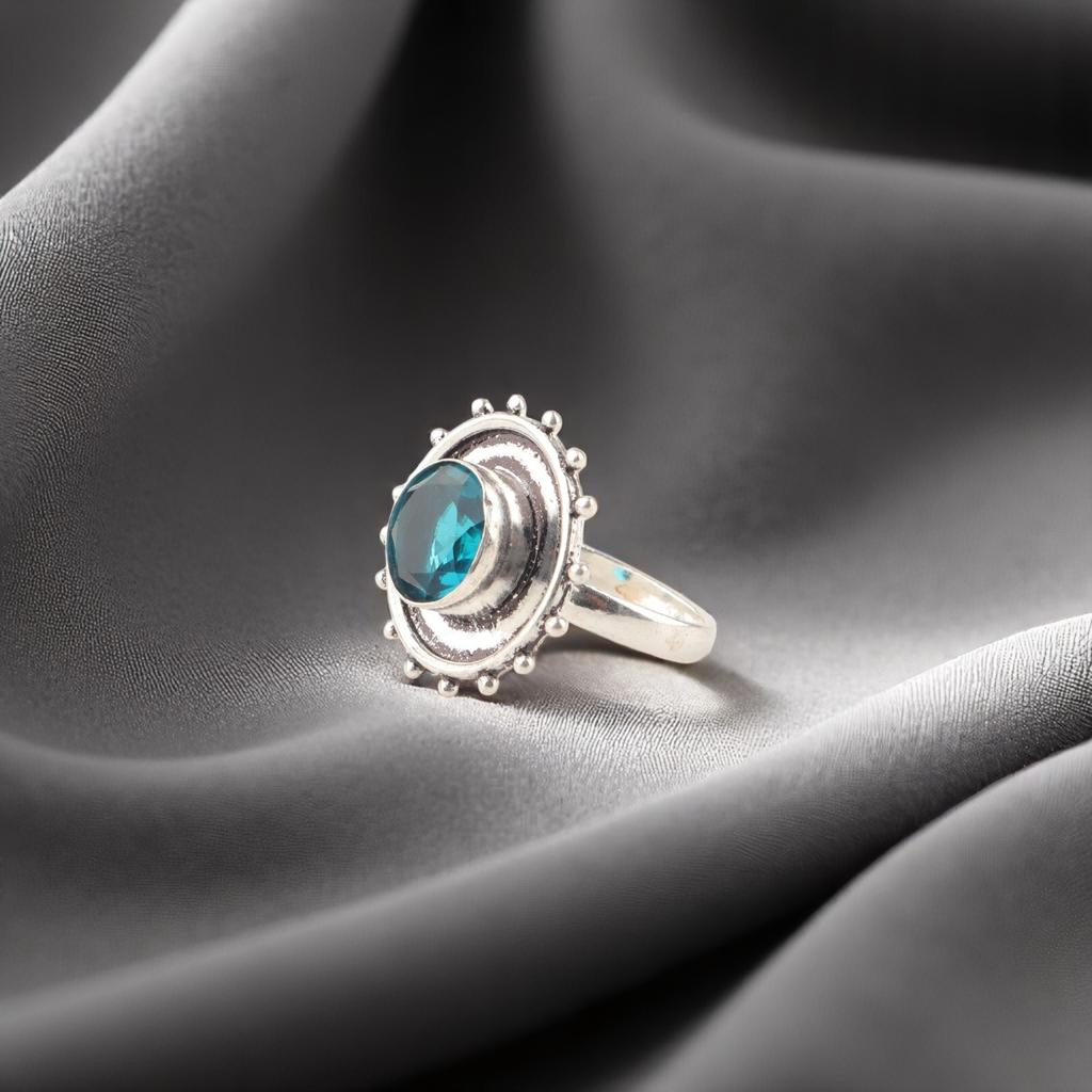 Драгоценный камень голубой апатит, ювелирные изделия из стерлингового серебра 925 пробы, кольцо ручной работы, подарок для женщин RR-49-11