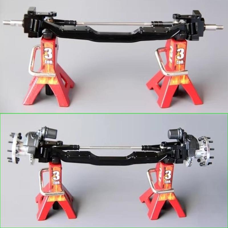 1:14th Scale Metal Simulation Unpowered Front Axle for Tamiya RC Truck SCANIA 770S R620 VOLVO BENZ Arocs MAN TGX Car Accessories