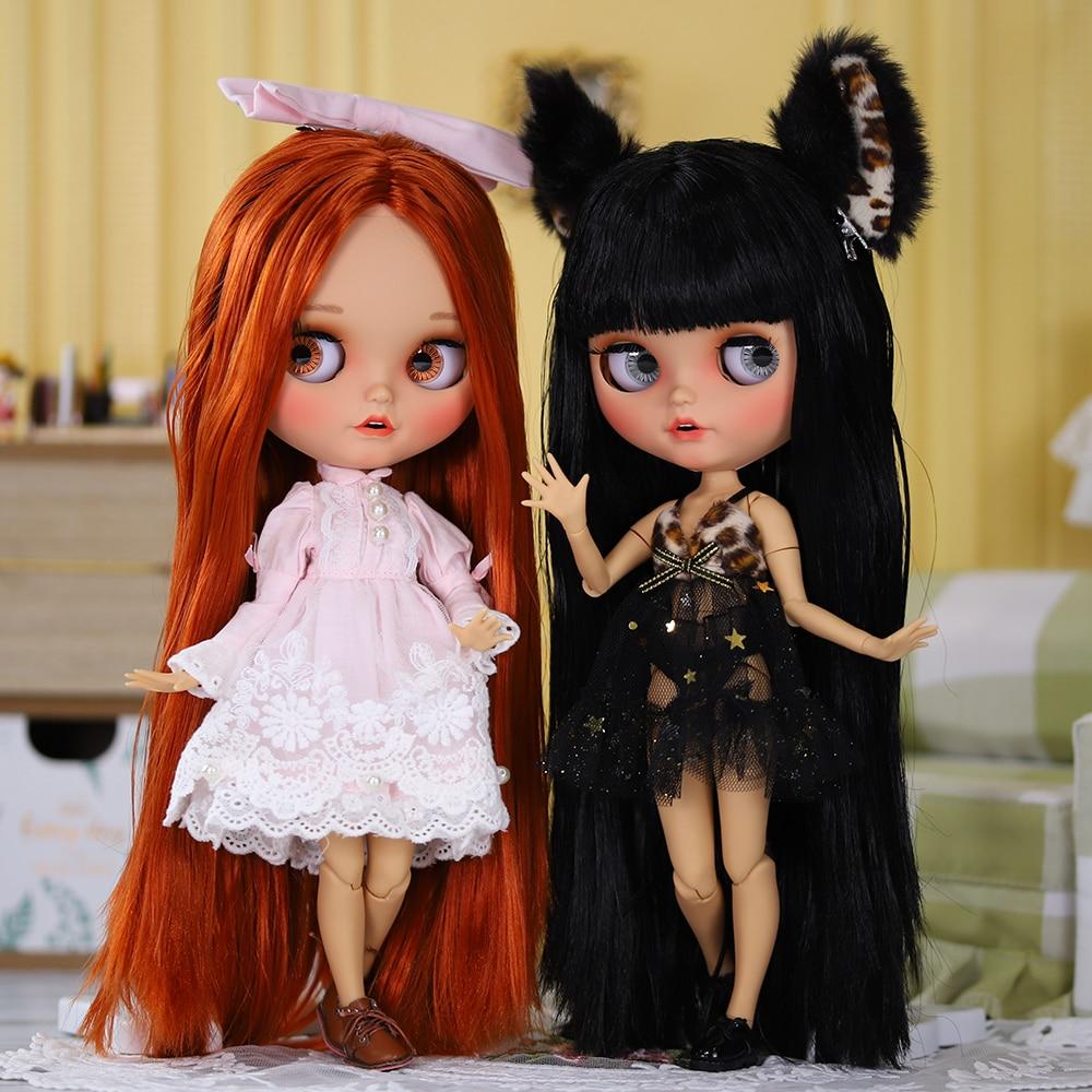 Кукла ICY blyth 1/6, кукла BJD, шарнирное тело, коричневая кожа, матовое лицо, 30 см, игрушка в подарок, аниме для девочек SD