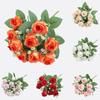 Artificial Flowers Simulation Rose Bouquet Wedding Party Fake Flower for Home Decor Outdoor Photography Props Realistic Plants