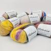 Moher Blend Knitting Yarn 25g Rainbow Gradient Handmade for Hats Scarves Sweaters
