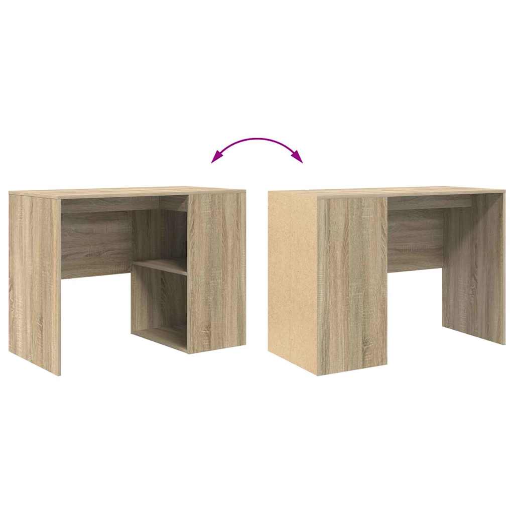 Desk in Sonoma Oak 102 x 50 x 75 cm engineered wood