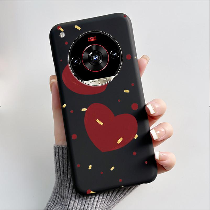 Печатный чехол для телефона для ZTE Nubia Focus 2 Ultra 5G Funda Capa Мягкий силиконовый черный корпус Чехол Милый Цветок Мультяшный корпус Coque