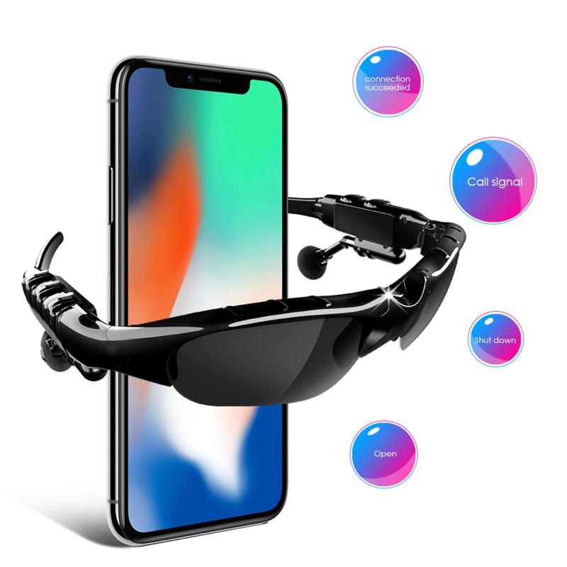 The New Fashion Sports Stereo Wireless Bluetooth 5.0 Headset Telephone Polarized  Driving Sunglasses