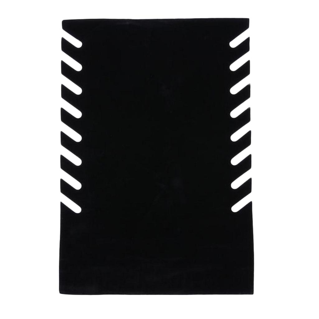 Necklace Pendant Display Holder Stand Velvet Easel Organizer Rack 19x35.5cm