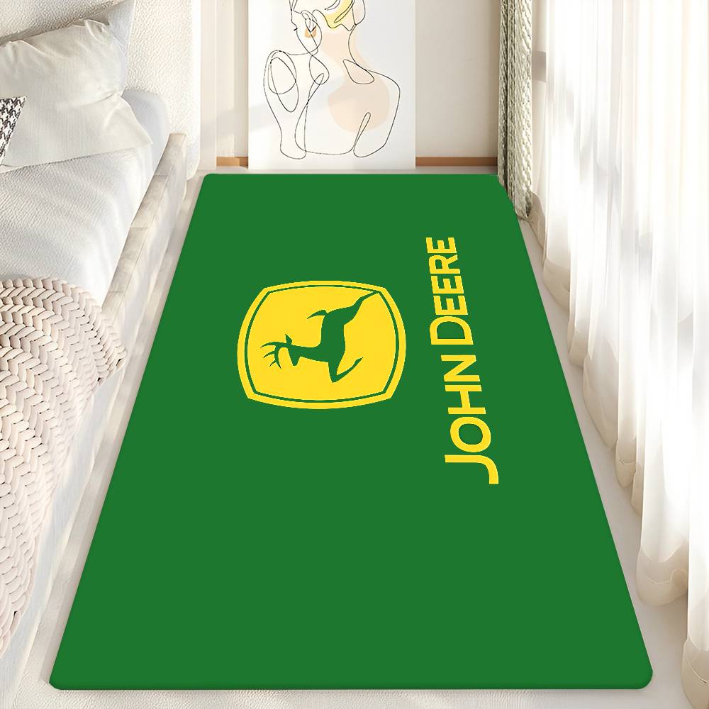 J-John Logo D-Deeres Floor Mat INS Style Soft Bedroom Floor House Laundry Room Mat Anti-skid Household Carpets