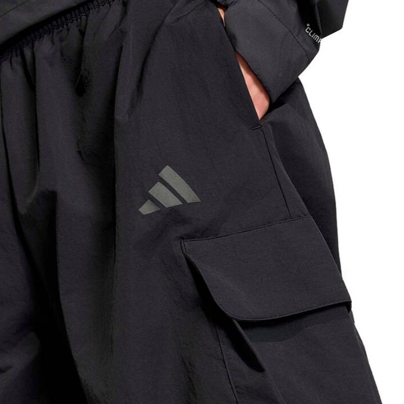 adidas Повседневные брюки средней посадки на резинке, тканые, мужские, KE8066