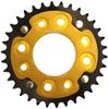 Supersprox Driven Rear Aluminum Sprocket, Stealth, & Steel, 34T, Gold, RST-21434-GLD