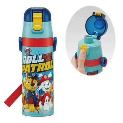 Skater Бутылка для воды из нержавеющей стали для прямого охлаждения Paw Patrol, спортивная, для детей, питьевая, 470 мл, 24, легкая, удобная для детей, только, бутылка,