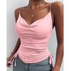2025 New Fashion Clothes Women's Summer Tops Casual Sleeveless Blouses Slim Fit Club Wear Tops Ladies V-neck Elegant Camisoles Vest