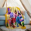 Huggy Wuggy Theme Printed Blanket Perfect For Couch Bed Travel Outdoor Use Machine Washable Cozy Durable