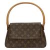 Used LOUIS VUITTON Shoulder Bag Mini looping M51147 Monogram/Nume leather Brown one belt