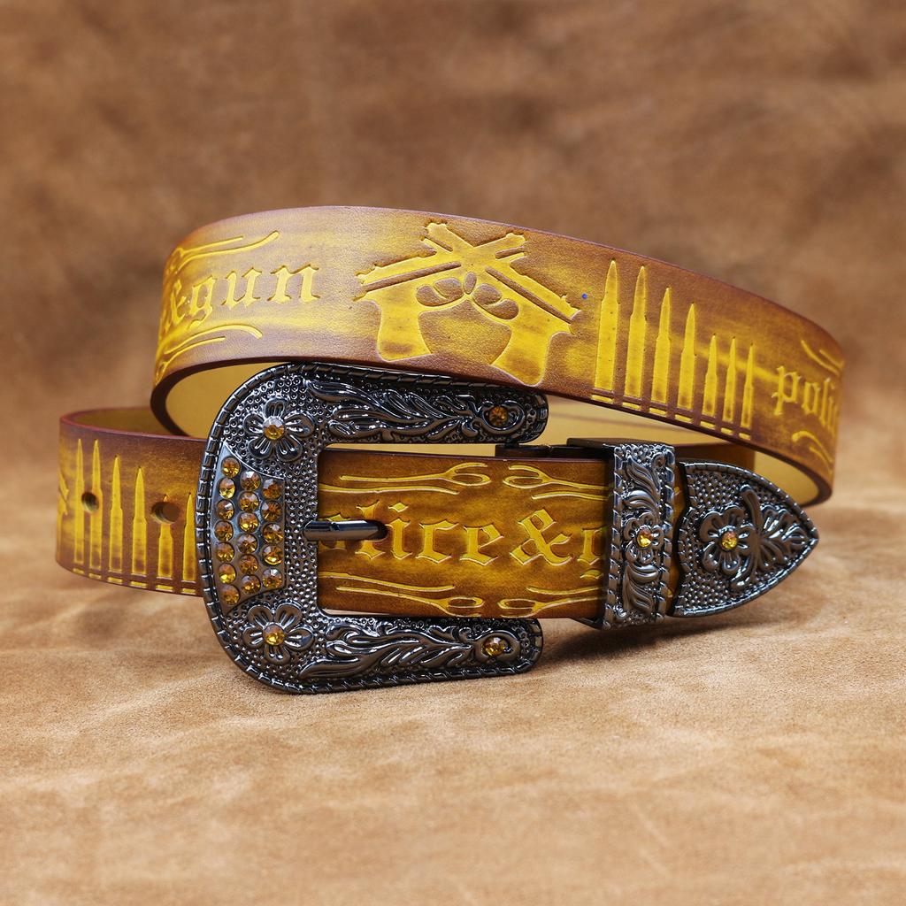 Ремень мужской из натуральной кожи Ins Style, чистая коровья кожа светло-коричневого цвета в стиле ретро, мужские джинсы, ремень универсальный