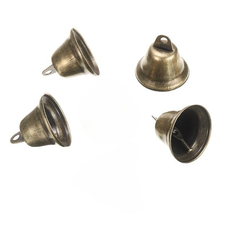 4 шт./10 шт. 38 мм латунные рождественские украшения колокольчики подвески для домашних животных висят для фестиваля вечеринок изготовления украшений с колокольчиками