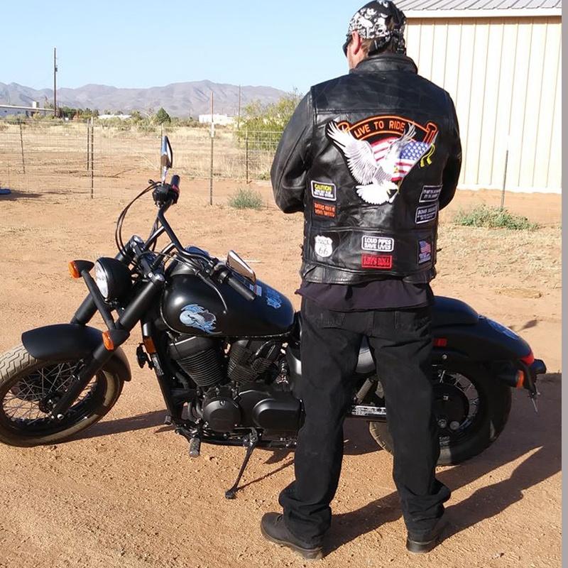 Fashion Leather Biker Motorcycle Vest Punk Vest Concealed Carry Biker Vest with Patches Motorcycle Jackets