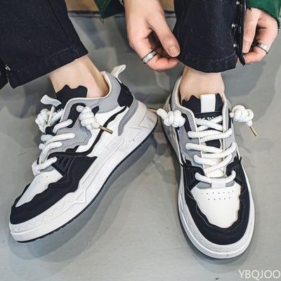 Модные весенние новые спортивные кеды тренд универсальные толстая подошва увеличивающие рост повседневные удобные износостойкие трендовые туфли