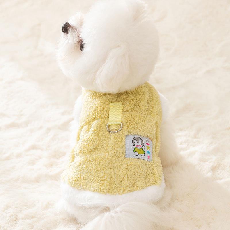 Warm Pet Clothes Cute Print Coat Small Medium Dog Cat Shirt Jacket Teddy French Bulldog Chihuahua Winter Outfit