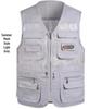 Мужской летний сетчатый жилет без рукавов с несколькими карманами - Куртка для фотосъемки на открытом воздухе и рыбалки для мужчин среднего и пожилого возраста
