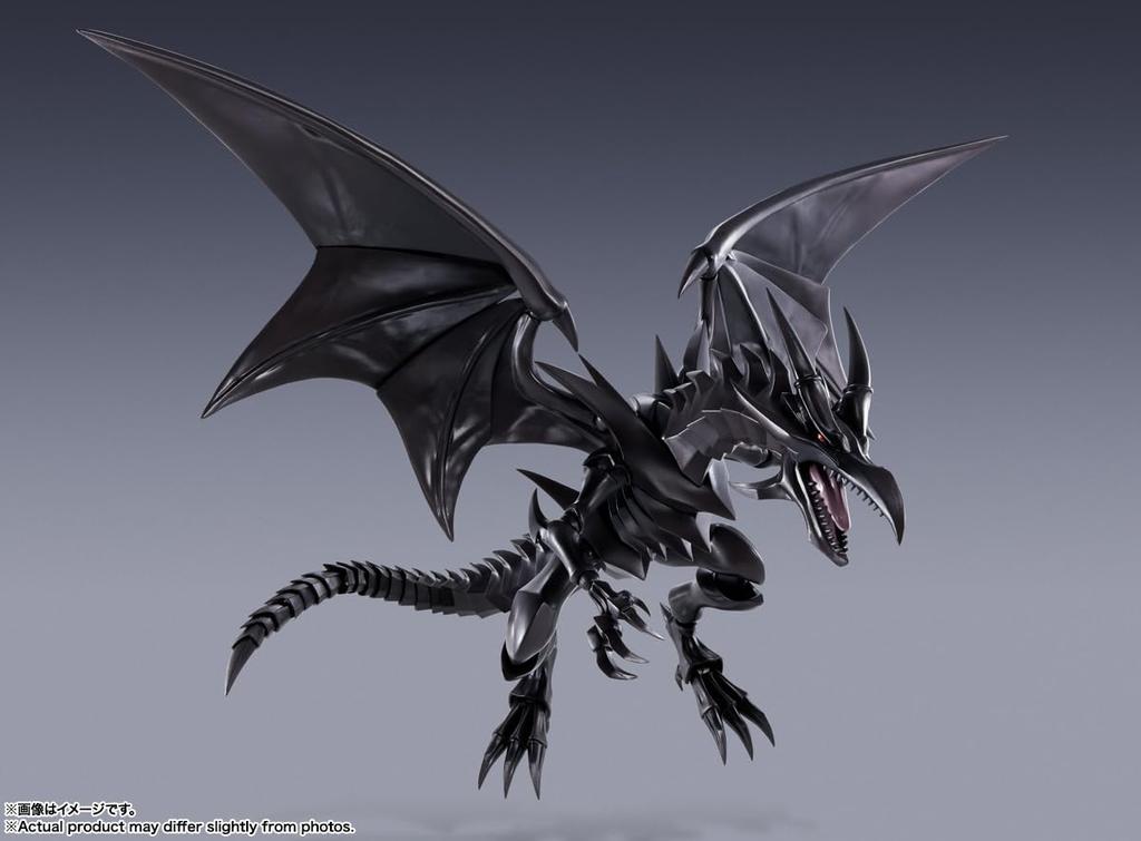 TAMASHII NATIONS Monster Arts Duel Monsters Black Dragon 220mm Painted Movable Figure S.H. Yu-Gi-Oh! Red-Eyes Approx. PVC&ABS