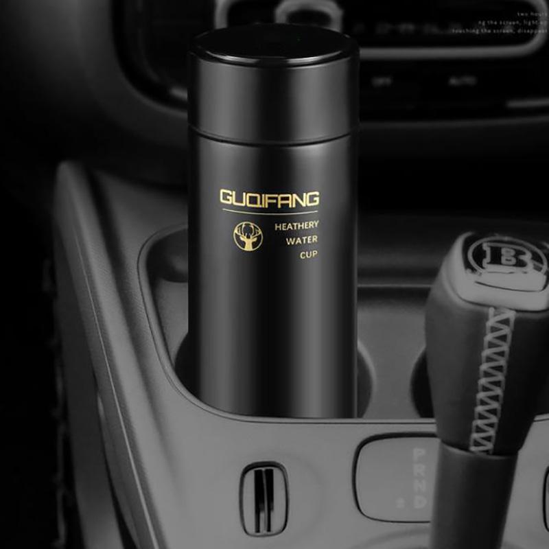 Термос Lucky Deer с принтом из нержавеющей стали 304, бутылка для воды для кофе, чая, 500 мл, домашняя чашка для спорта на открытом воздухе, чашка для воды