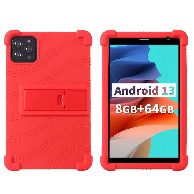 Для планшета PRITOM B8 8 дюймов Kickstand Coat противоударный чехол для планшета силиконовый чехол-подставка защитный чехол мягкий противоударный