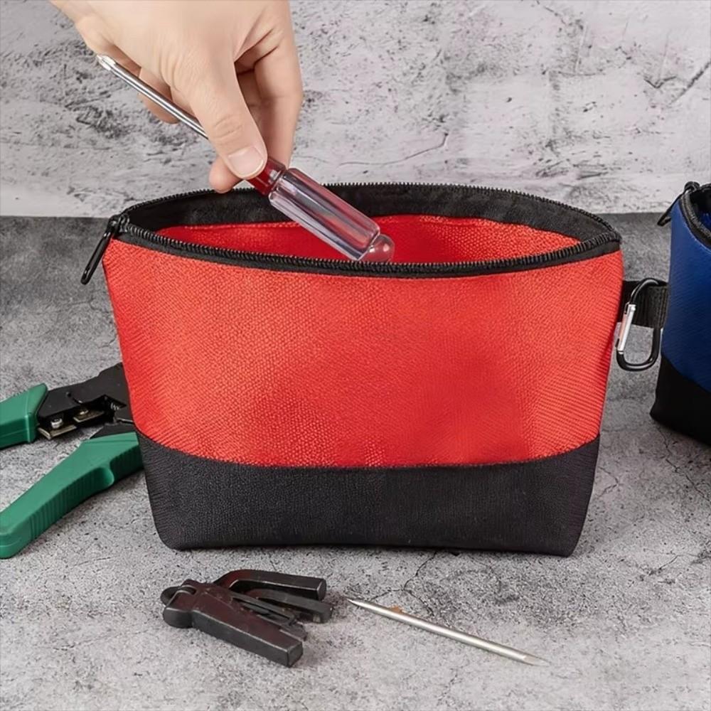 Nylon Tool Storage Bag Multi-Size Hardware Organizer Portable Zipper Pouch For Hand Tools