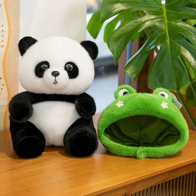 Новый продукт Лягушка Панда Милая Национальный сокровище Панда Кукла Детский подарок Плюшевая кукла Подарок для девочек
