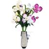 Iris Flower Artificial Wedding Hotel Restaurant Desktop Decoration Room Ornament