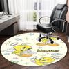 Customizable T-Tweety2 Round Non-Slip Carpet - Ideal for Garden, Picnic, Office, Perfect for Decoration, Suitable For All Seasons
