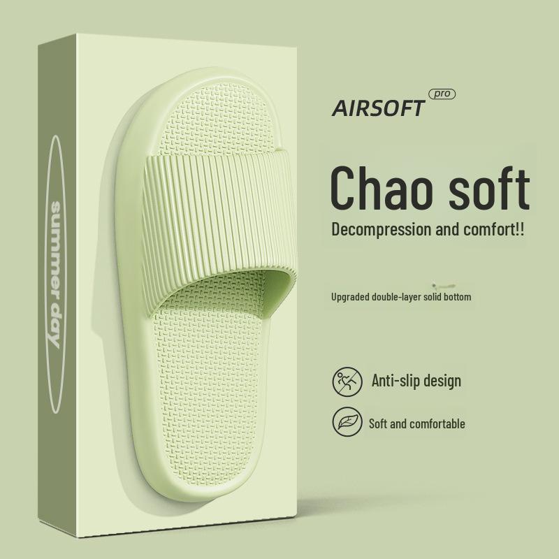 Тапочки Eva с нескользящей толстой подошвой: Летние варианты для мужчин и женщин для использования в помещении и на открытом воздухе, комфорт без запаха