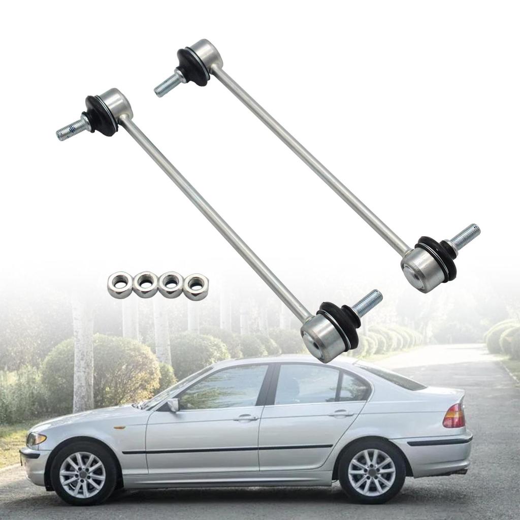 2Pcs Front Sway Bar Stabilizer Link 31351095694 Practical Assembly Premium Professional Portable Replace for BMW E85 E46