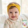 Knotted Elastic Children's Headband Cute Solid Color Pit Strip Baby Headband Four Seasons Thin Baby Headband