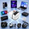 Qoltec GaN Super Fast 65W Wall Charger | USB-C PD PPS | 5-21V | 3-3.25A | Laptop | MacBook | Smartphone | 1.8m cable