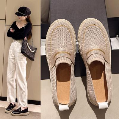 Толстая подошва одиночные туфли женские повседневные туфли с круглым носком женские туфли