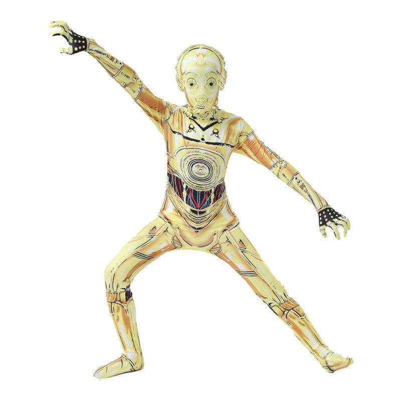 Kids Adult Spider-Man One-Piece Tights Star Wars Robot 3D Role Playing Suit